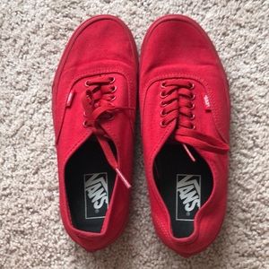 red mono vans